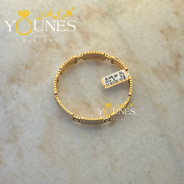 النگو طلای سلطنتی تراش سفید